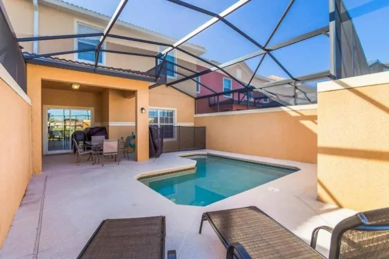 Contemporary 4 Bed 3 Bath Town Home With Upgrades, Private Pool I Close To Disney, Shopping-1