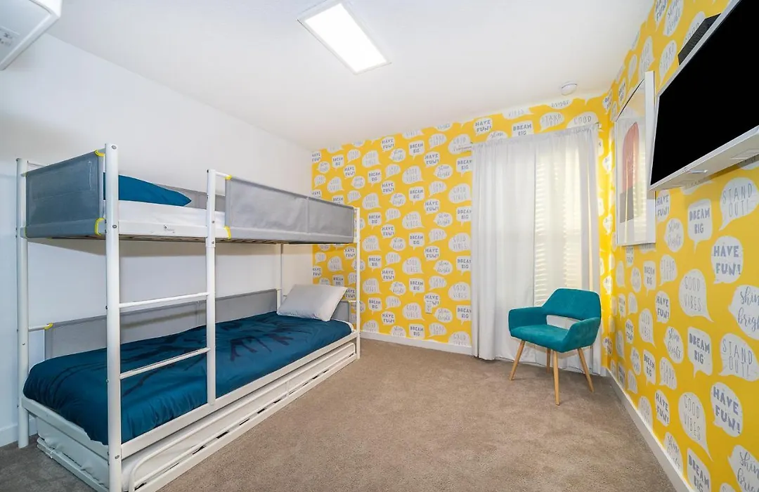 Gorgeous House With Heated Pool Near Disney World For 10 Guest With Wifi-1