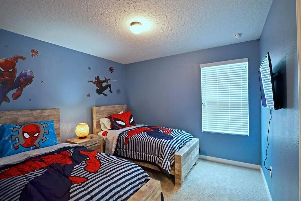 Cheerful 7 Bedroom And 4 Half Ba Resort Villa Close To Disney-1