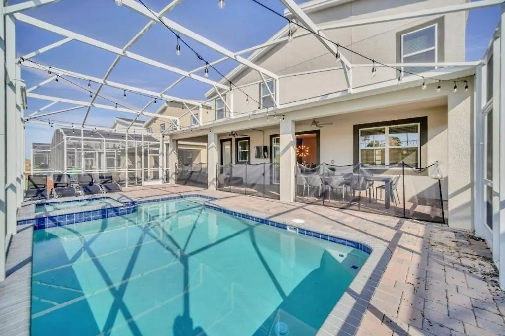 9 Bed In Champions Gate Resort Pool With Spa Villa-1