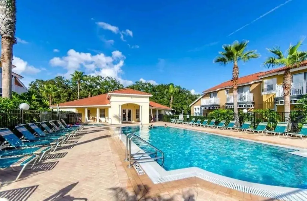 Relaxing, Private Family Home At Lake Berkley Resort, South Facing Pool, Near Disney, Seaworld-1