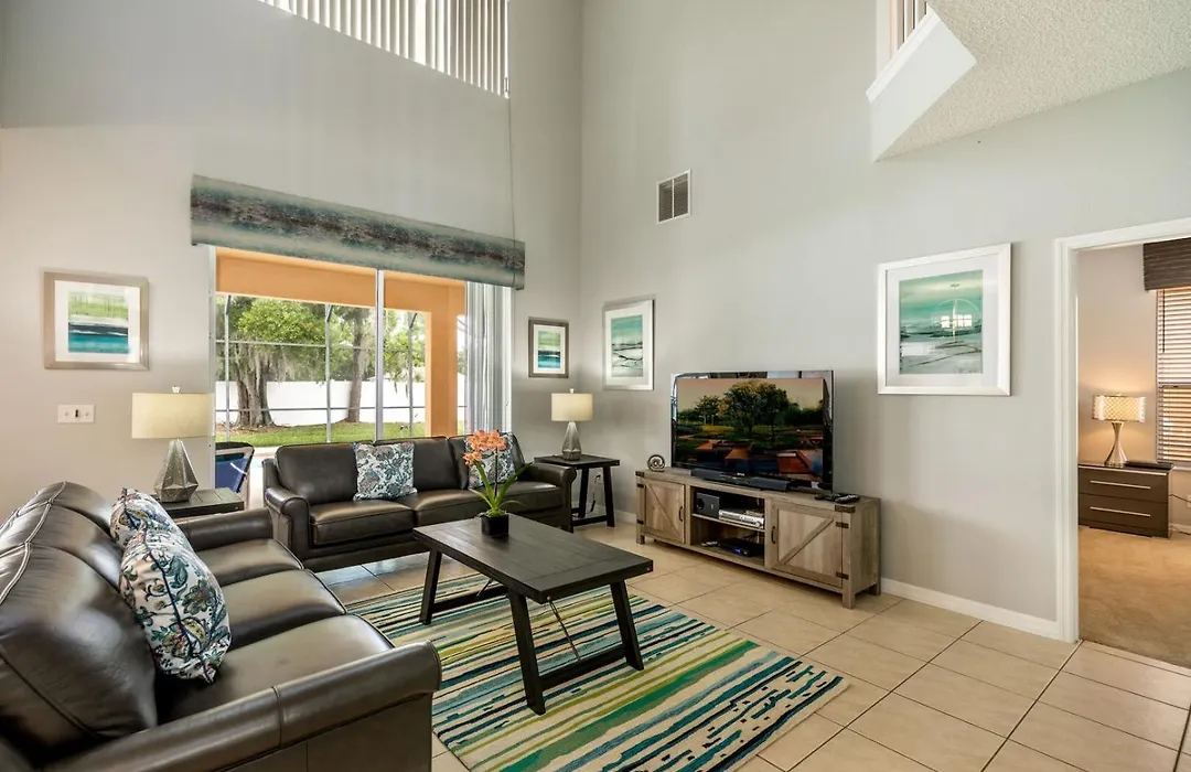 Family Friendly Vacation Home With South Facing Pool - Hot Tub - Game Room - Near Disney-1