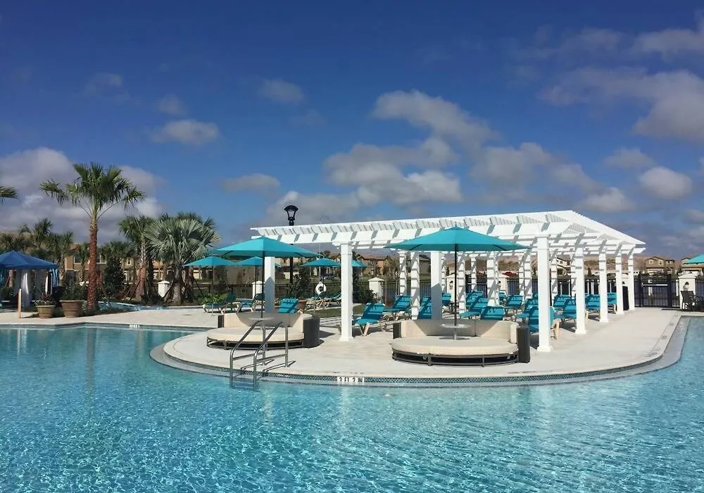 Luxurious Vacation Townhome With Private Pool At Windsor At Westside Ww8948-1