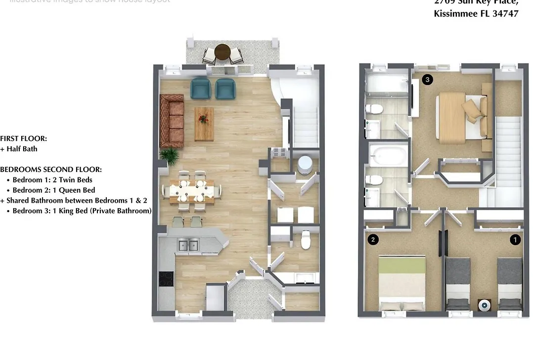 3 Bedrooms 25 Bathrooms Emerald Island2709 Sk-1