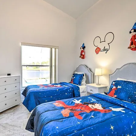 8 Mi To Disney World: Home W/ Lanai + Game Room!-2