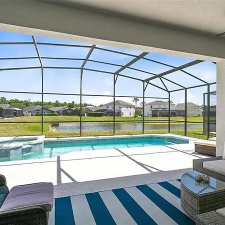 5-Bedroom Hot Tub And Pool Orlando Oasis-2