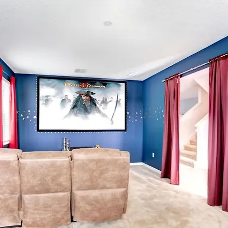 5Br Mansion - Family Resort - Private Pool, Bbq, Theater!-2