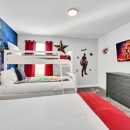 9 Bed In Champions Gate Resort Pool With Spa Villa-3