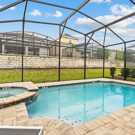1820 Solara Charming 12Guests Jacuzzi Pool Near Clubhouse-3