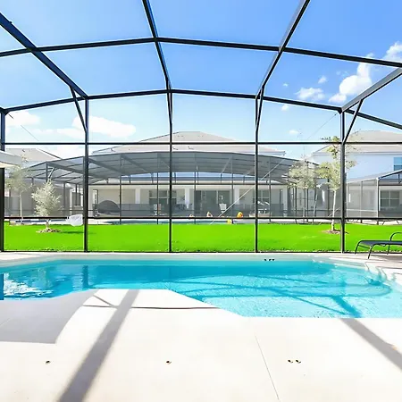 10Br Luxury Home Near Disney W Pool & Games Room-2