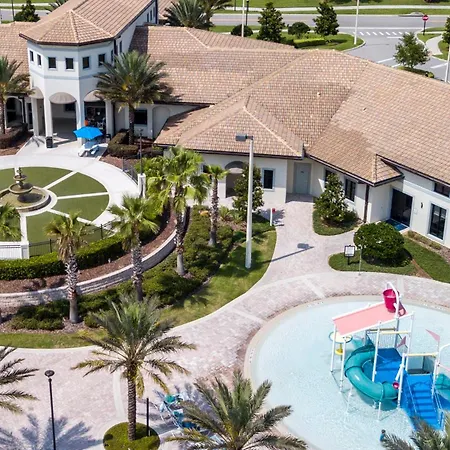 Stunning 4 Bd W/ Pool Close To Disney @ Champions Gate 990-2