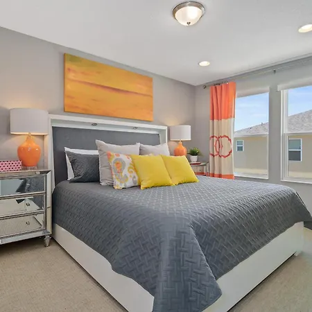 4Bd Sleeps 9 W Jacuzzi Close To Disney @ Compass Bay 5113C-2