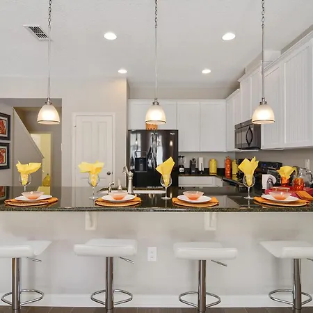 4Bd Sleeps 9 W Jacuzzi Close To Disney @ Compass Bay 5113C-3
