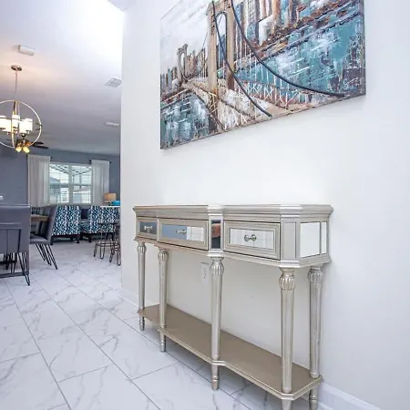 Wonderful 5 Bedroom W/ Pool Close To Disney 4801-2