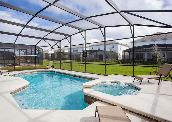 Private 11Br Mansion - Luxury Resort - Sleeps 26 - Private Pool, Hot Tub And Bbq! Kissimmee
