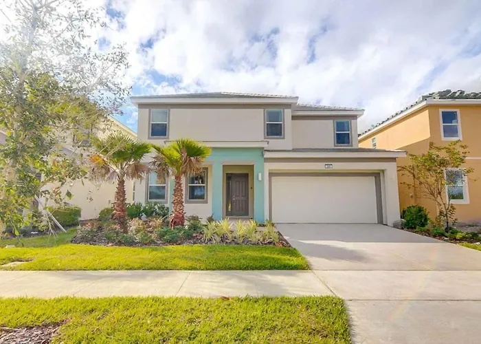 6Br Mansion At Family Resort - Private Pool, Bbq, Games!