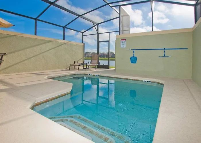 Beautiful Waterfront Townhome Wsplashpool-3024 Kissimmee with Pool