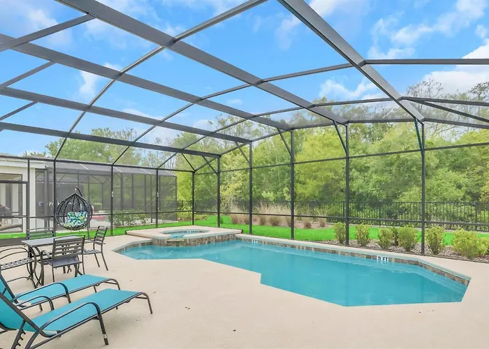 Bright 6Br Resort Home - With Private Pool And Hot Tub - Near Disney