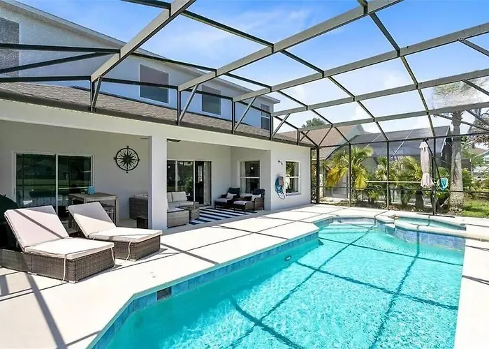 Privates 5-Bedroom Hot Tub And Pool Orlando Oasis Kissimmee