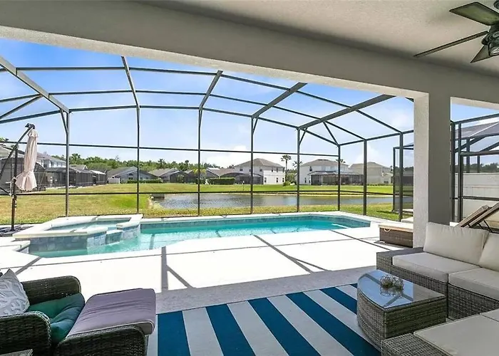 Privates 5-Bedroom Hot Tub And Pool Orlando Oasis Kissimmee