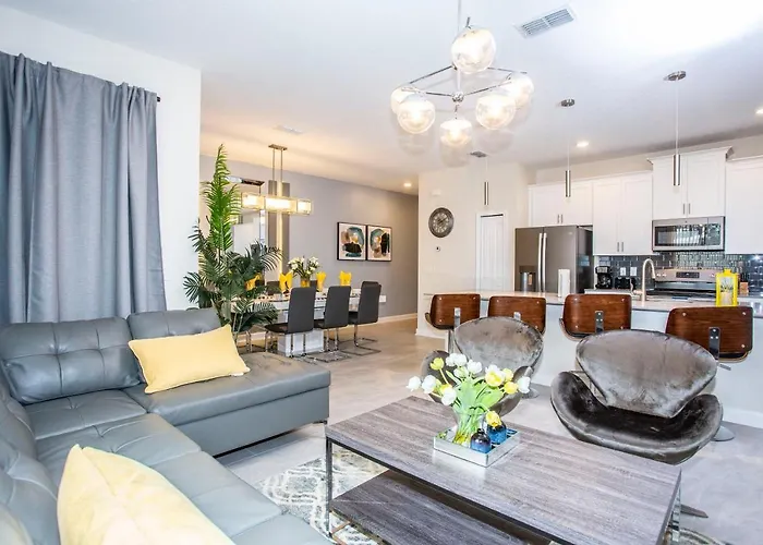Splendid Four Bedroom Close To Disney W/ Pool 4987 Kissimmee