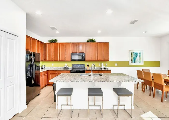 6Br Mansion By Disney - Family Resort - Private Pool, Bbq