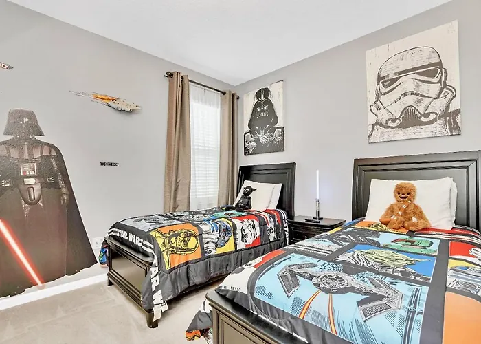 8Br Family Home - Pool Bbq & Games - Near Disney