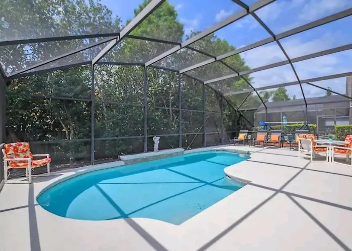 Relaxing, Private Family Home At Lake Berkley Resort, South Facing Pool, Near Disney, Seaworld