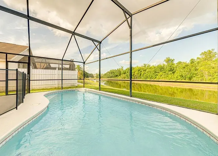 New! Disney Vacation Oasis! 4B/2B, Lake View And Private Pool
