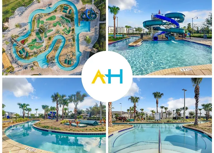 Peaceful 4Br Th With Waterpark & Private Pool