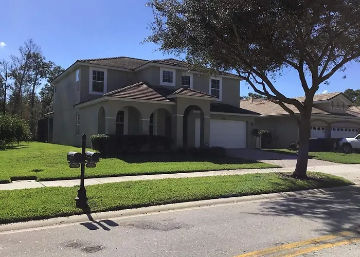 South Facing Pool Near Disney 5 Bed Luxury Kissimmee admite animales