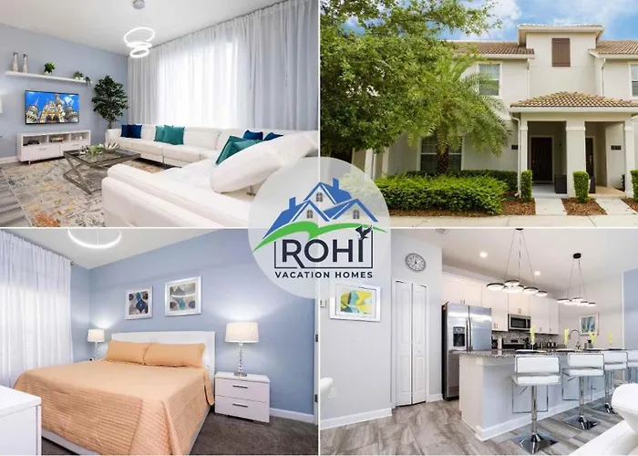 Pet friendly Gorgeous 4Bd W Pool Close To Disney- 3068 Villa Kissimmee