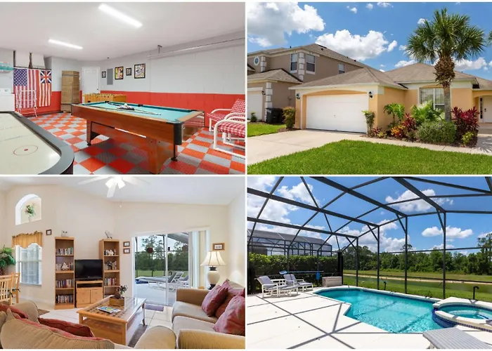 Waterside Villa - Family 4 Bed Emerald Island Resort Pool Home That'S Close To Disney World Kissimmee
