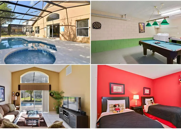 Shooting Star - Family Friendly 4 Bed Pool Home On Emerald Island Resort - Close To Disney World!