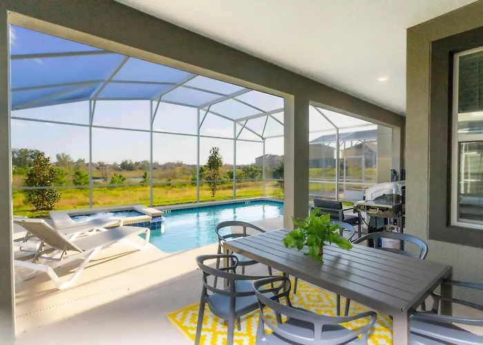 Haustierfreundliches Gorgeous 6 Bd Sf Close To Disney W/ Pool @ Champions Gate Resort 712 Kissimmee