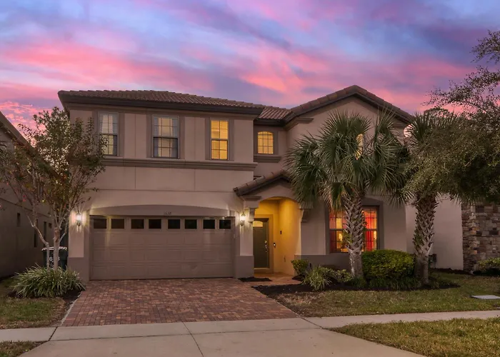 Themed 9 Bedroom Pool Villa 8 Miles From Disney - Free Bbq, Pool Heat,Resort Facilities